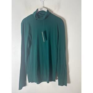 NWT Jewel Green Turtleneck Shirt Szs S